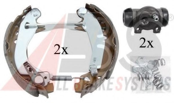 A.B.S. 111408 Тормозные колодоки 