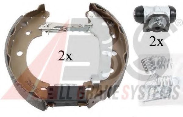 A.B.S. 111414 Тормозные колодоки 