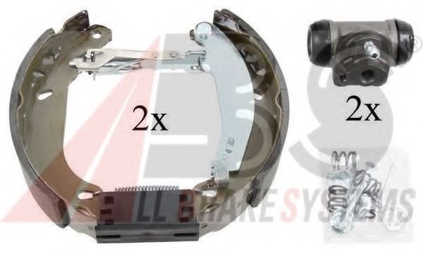 A.B.S. 111416 Тормозные колодоки 