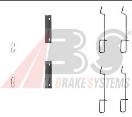 A.B.S. 1125Q Комплектующие, колодки дискового тормоза для RENAULT CLIO II (Рено Клио 2) A.B.S. 1125Q Комплектующие, колодки дискового тормоза для RENAULT CLIO II (Рено Клио 2)