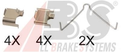 A.B.S. 1166Q Комплектующие, колодки дискового тормоза для MAZDA 323 ASTINA VI (Мазда 323 астина 6) A.B.S. 1166Q Комплектующие, колодки дискового тормоза для MAZDA 323 ASTINA VI (Мазда 323 астина 6)