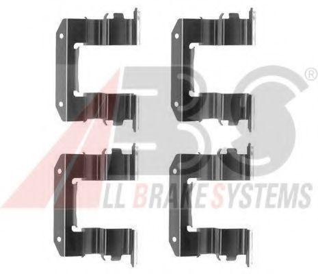 A.B.S. 1182Q Комплектующие, колодки дискового тормоза для HYUNDAI GALLOPER I (Хендай Галлопэр и)