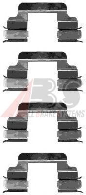 A.B.S. 1230Q Комплектующие, колодки дискового тормоза для PEUGEOT 407 (Пежо 407) A.B.S. 1230Q Комплектующие, колодки дискового тормоза для PEUGEOT 407 (Пежо 407)