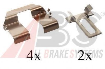 A.B.S. 1233Q Комплектующие, колодки дискового тормоза для VOLKSWAGEN T4 MULTIVAN (Фольксваген Т4 мултиvан) A.B.S. 1233Q Комплектующие, колодки дискового тормоза для VOLKSWAGEN T4 MULTIVAN (Фольксваген Т4 мултиvан)