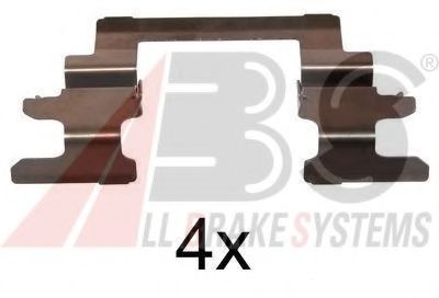 A.B.S. 1236Q Комплектующие, колодки дискового тормоза для MITSUBISHI LANCER (Митсубиши/митсубиси Ланcэр) A.B.S. 1236Q Комплектующие, колодки дискового тормоза для MITSUBISHI LANCER (Митсубиши/митсубиси Ланcэр)