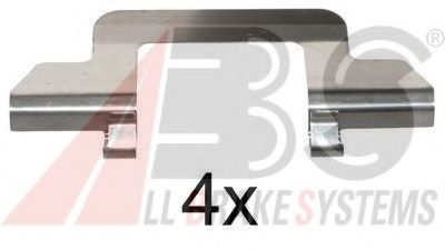 A.B.S. 1243Q Комплектующие, колодки дискового тормоза для CITROëN (Cитроëн) A.B.S. 1243Q Комплектующие, колодки дискового тормоза для CITROëN (Cитроëн)