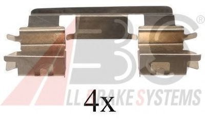 A.B.S. 1294Q Комплектующие, колодки дискового тормоза для TOYOTA COROLLA VERSO (Тойота/тоета Королла версо) A.B.S. 1294Q Комплектующие, колодки дискового тормоза для TOYOTA COROLLA VERSO (Тойота/тоета Королла версо)