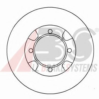 A.B.S. 15508 Тормозной диск для MAZDA 626 II (Мазда 626 2) A.B.S. 15508 Тормозной диск для MAZDA 626 II (Мазда 626 2)