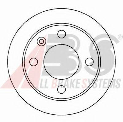 A.B.S. 15733 Тормозной диск для FORD FIESTA (Форд Фиэста) A.B.S. 15733 Тормозной диск для FORD FIESTA (Форд Фиэста)