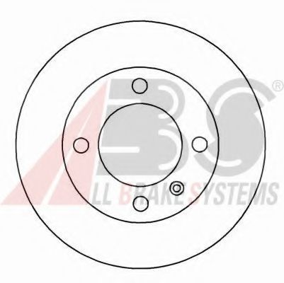 A.B.S. 15772 Тормозной диск для FORD FIESTA (Форд Фиэста) A.B.S. 15772 Тормозной диск для FORD FIESTA (Форд Фиэста)