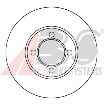 A.B.S. 15837 Тормозной диск для TOYOTA COROLLA FX (Тойота/тоета Cоролла инфинити фх) A.B.S. 15837 Тормозной диск для TOYOTA COROLLA FX (Тойота/тоета Cоролла инфинити фх)