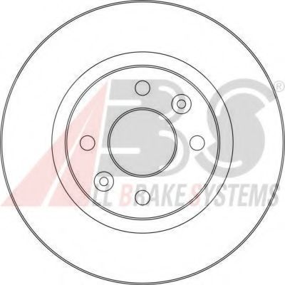A.B.S. 16150 OE Тормозной диск для RENAULT LUTECIA III (Рено Лутэcиа 3) A.B.S. 16150 OE Тормозной диск для RENAULT LUTECIA III (Рено Лутэcиа 3)