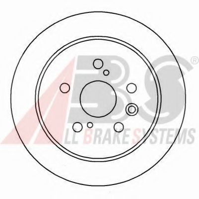 A.B.S. 16178 Тормозной диск 