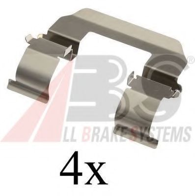 A.B.S. 1617Q Комплектующие, колодки дискового тормоза для KIA (Киа) A.B.S. 1617Q Комплектующие, колодки дискового тормоза для KIA (Киа)