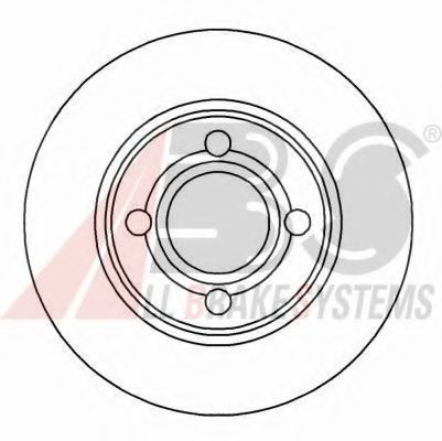 A.B.S. 16201 Тормозной диск для AUDI 90 (Ауди 90) A.B.S. 16201 Тормозной диск для AUDI 90 (Ауди 90)