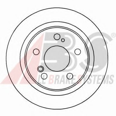 A.B.S. 16258 Тормозной диск 