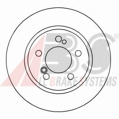 A.B.S. 16259 Тормозной диск 