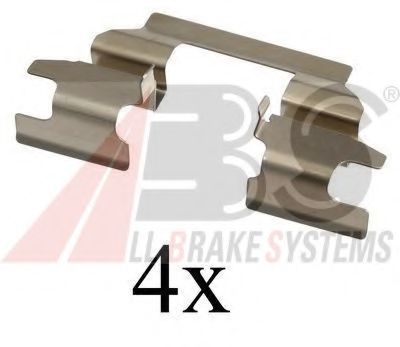 A.B.S. 1625Q Комплектующие, колодки дискового тормоза для RENAULT KOLEOS (Рено Колеос) A.B.S. 1625Q Комплектующие, колодки дискового тормоза для RENAULT KOLEOS (Рено Колеос)