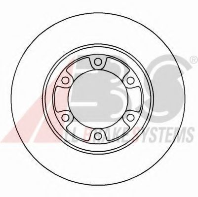 A.B.S. 16268 Тормозной диск 
