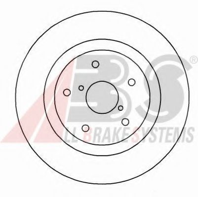 A.B.S. 16275 Тормозной диск для SUBARU SVX (Субару Сvx) A.B.S. 16275 Тормозной диск для SUBARU SVX (Субару Сvx)
