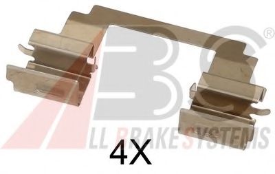 A.B.S. 1627Q Комплектующие, колодки дискового тормоза для TOYOTA MATRIX (Тойота/тоета Матрикс) A.B.S. 1627Q Комплектующие, колодки дискового тормоза для TOYOTA MATRIX (Тойота/тоета Матрикс)