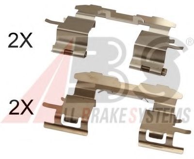 A.B.S. 1631Q Комплектующие, колодки дискового тормоза для TOYOTA (Тойота/тоета) A.B.S. 1631Q Комплектующие, колодки дискового тормоза для TOYOTA (Тойота/тоета)