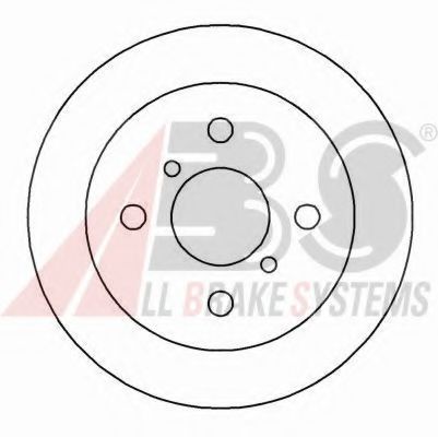 A.B.S. 16320 Тормозной диск для DAIHATSU GRAN MOVE (Дайхатсу Гран моvэ) A.B.S. 16320 Тормозной диск для DAIHATSU GRAN MOVE (Дайхатсу Гран моvэ)