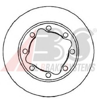 A.B.S. 16394 Тормозной диск для DODGE RAM 2500 (Додж Рам 2500) A.B.S. 16394 Тормозной диск для DODGE RAM 2500 (Додж Рам 2500)