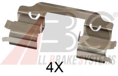 A.B.S. 1648Q Комплектующие, колодки дискового тормоза для RENAULT LUTECIA III (Рено Лутэcиа 3) A.B.S. 1648Q Комплектующие, колодки дискового тормоза для RENAULT LUTECIA III (Рено Лутэcиа 3)