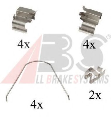 A.B.S. 1651Q Комплектующие, колодки дискового тормоза для SUZUKI GRAND VITARA I (Сузуки Гранд витара 1) A.B.S. 1651Q Комплектующие, колодки дискового тормоза для SUZUKI GRAND VITARA I (Сузуки Гранд витара 1)