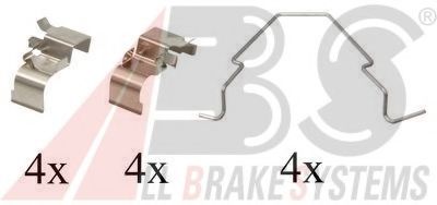 A.B.S. 1652Q Комплектующие, колодки дискового тормоза для KIA MENTOR (Киа Мэнтор) A.B.S. 1652Q Комплектующие, колодки дискового тормоза для KIA MENTOR (Киа Мэнтор)
