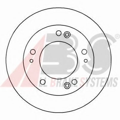 A.B.S. 16604 Тормозной диск 