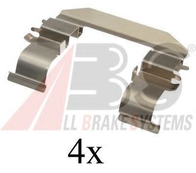 A.B.S. 1664Q Комплектующие, колодки дискового тормоза для KIA (Киа) A.B.S. 1664Q Комплектующие, колодки дискового тормоза для KIA (Киа)