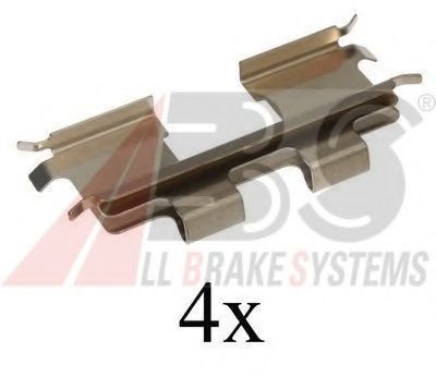 A.B.S. 1667Q Комплектующие, колодки дискового тормоза для KIA (Киа) A.B.S. 1667Q Комплектующие, колодки дискового тормоза для KIA (Киа)