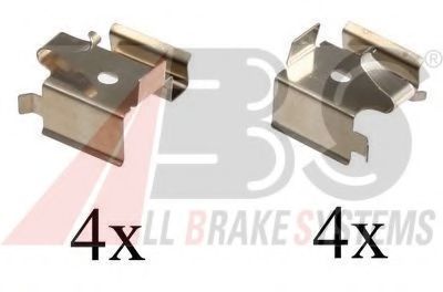 A.B.S. 1697Q Комплектующие, колодки дискового тормоза для KIA (Киа) A.B.S. 1697Q Комплектующие, колодки дискового тормоза для KIA (Киа)
