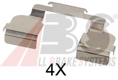 A.B.S. 1698Q Комплектующие, колодки дискового тормоза для RENAULT MEGANE SCENIC (Рено Меган сценик) A.B.S. 1698Q Комплектующие, колодки дискового тормоза для RENAULT MEGANE SCENIC (Рено Меган сценик)