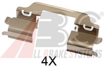 A.B.S. 1707Q Комплектующие, колодки дискового тормоза для SUZUKI (Сузуки) A.B.S. 1707Q Комплектующие, колодки дискового тормоза для SUZUKI (Сузуки)