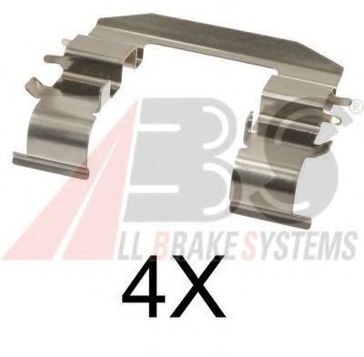 A.B.S. 1708Q Комплектующие, колодки дискового тормоза для KIA (Киа) A.B.S. 1708Q Комплектующие, колодки дискового тормоза для KIA (Киа)