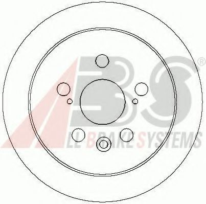 A.B.S. 17168 Тормозной диск для TOYOTA (Тойота/тоета)