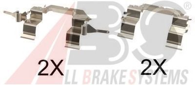 A.B.S. 1722Q Комплектующие, колодки дискового тормоза для RENAULT KOLEOS (Рено Колеос) A.B.S. 1722Q Комплектующие, колодки дискового тормоза для RENAULT KOLEOS (Рено Колеос)