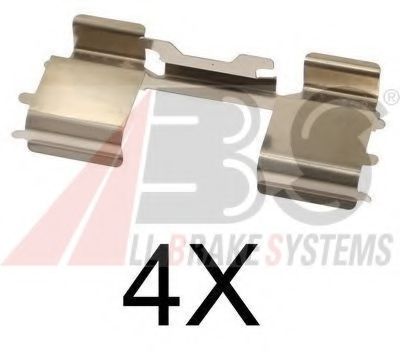 A.B.S. 1726Q Комплектующие, колодки дискового тормоза для FIAT (Фиат) A.B.S. 1726Q Комплектующие, колодки дискового тормоза для FIAT (Фиат)