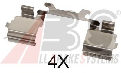 A.B.S. 1730Q Комплектующие, колодки дискового тормоза для FIAT (Фиат) A.B.S. 1730Q Комплектующие, колодки дискового тормоза для FIAT (Фиат)