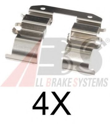 A.B.S. 1734Q Комплектующие, колодки дискового тормоза для KIA (Киа) A.B.S. 1734Q Комплектующие, колодки дискового тормоза для KIA (Киа)