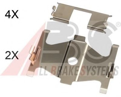 A.B.S. 1754Q Комплектующие, колодки дискового тормоза для HYUNDAI (Хендай) A.B.S. 1754Q Комплектующие, колодки дискового тормоза для HYUNDAI (Хендай)