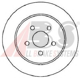 A.B.S. 17953 Тормозной диск для CHRYSLER PT CRUISER (Крайслер Пт cруисэр) A.B.S. 17953 Тормозной диск для CHRYSLER PT CRUISER (Крайслер Пт cруисэр)