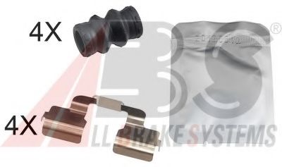 A.B.S. 1797Q Комплектующие, колодки дискового тормоза для CITROËN DS4 (CитроËн Дс4) A.B.S. 1797Q Комплектующие, колодки дискового тормоза для CITROËN DS4 (CитроËн Дс4)