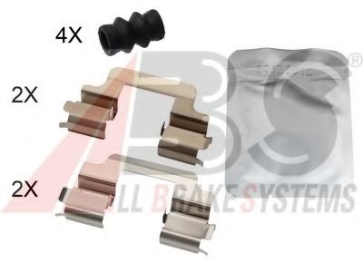 A.B.S. 1806Q Комплектующие, колодки дискового тормоза для VOLVO S60 II (Вольво S60 2) A.B.S. 1806Q Комплектующие, колодки дискового тормоза для VOLVO S60 II (Вольво S60 2)