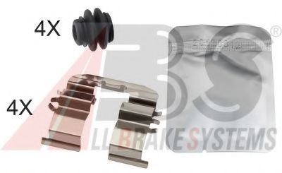 A.B.S. 1814Q Комплектующие, колодки дискового тормоза для HYUNDAI I20 (Хендай И20)