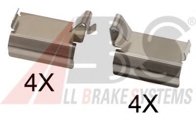 A.B.S. 1820Q Комплектующие, колодки дискового тормоза для DODGE (Додж) A.B.S. 1820Q Комплектующие, колодки дискового тормоза для DODGE (Додж)