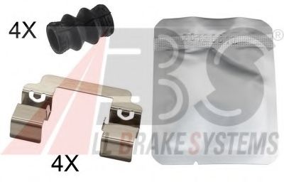 A.B.S. 1830Q Комплектующие, колодки дискового тормоза для OPEL (Опель) A.B.S. 1830Q Комплектующие, колодки дискового тормоза для OPEL (Опель)